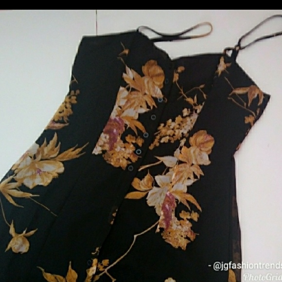 SHEER MAXI DRESS|FLORAL SHEER MAXI DRESS - Picture 4 of 8